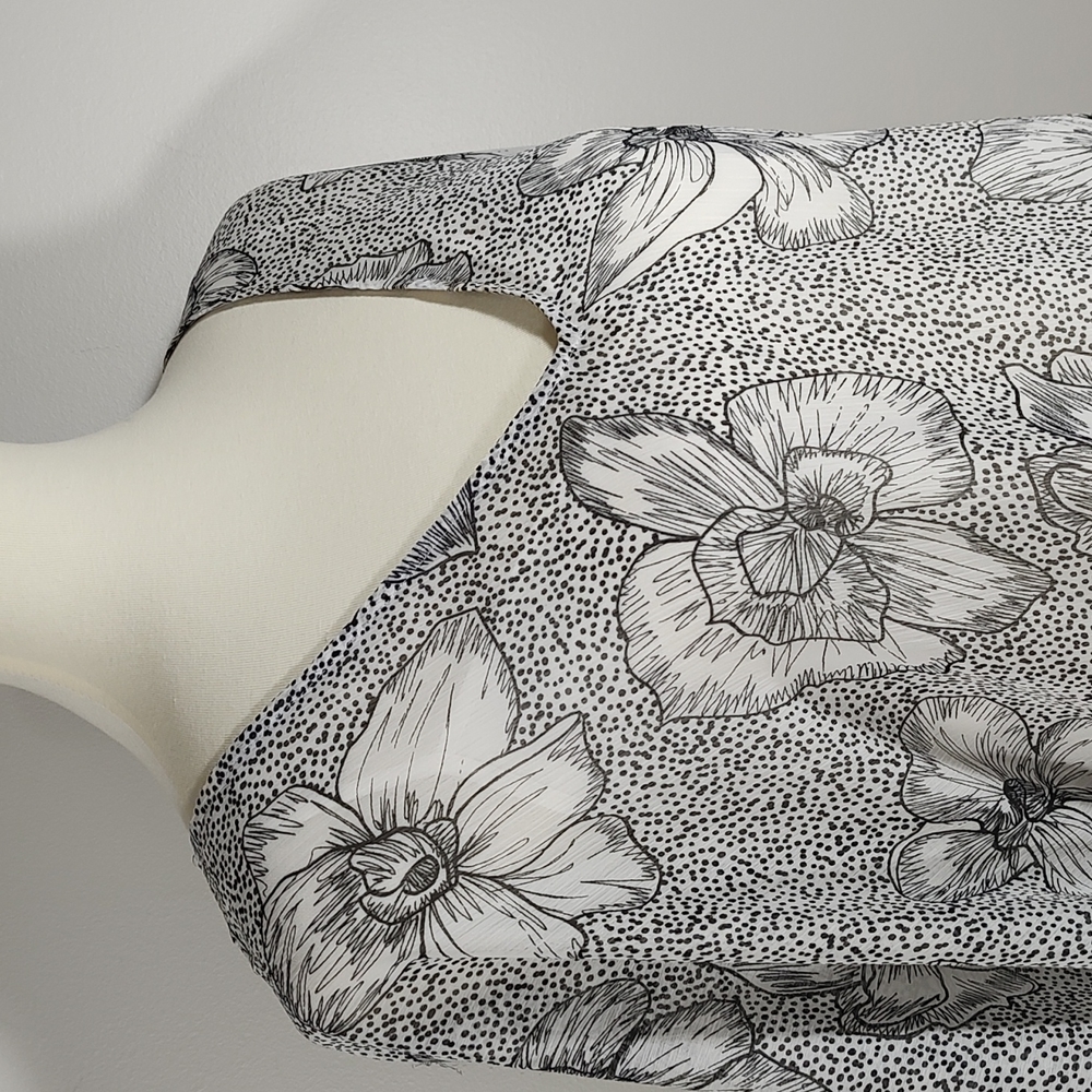 Top: NEW Light Floral Blouse